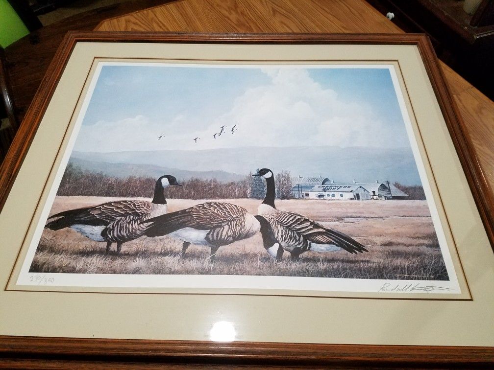 Randall Compton Print, Framed