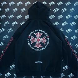 Chrome Hearts zip hoodie size XL