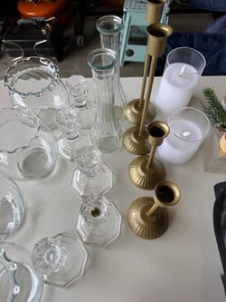 Candle holders/vases