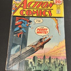 Action Comics 436  Superman & Perry White!  Green Arrow! 1974 DC Comics