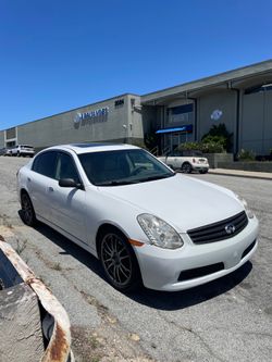 2005 Infiniti G35 Sedan White