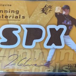 Tom Glavine 2007 UD SPX Winning Materials Autographed 23/35 (Best Offer)