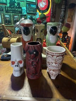 Trader Vic mugs and others
