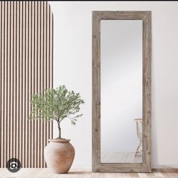 Earnest Wood Frame Floor Mirror