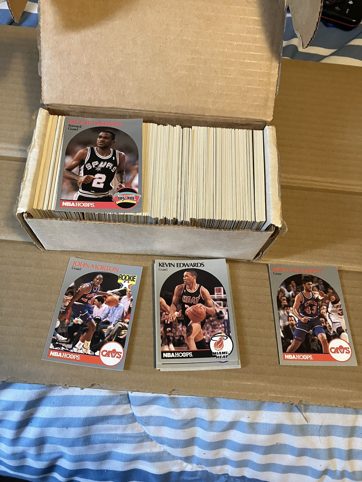box of mint hoops basketball cards