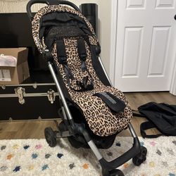 Leopard Colugo Compact Stroller With Backpack