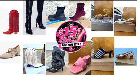 Women’s shoes and kids shoes for $20 each this week only