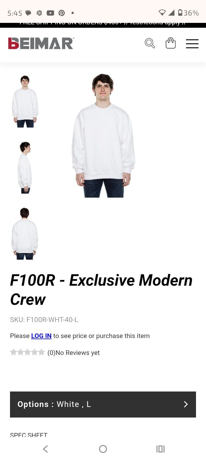 Bulk White Crew Neck Sweaters And Jogger Pants. Quality. 300+ Pcs Only $1 To $4 Each