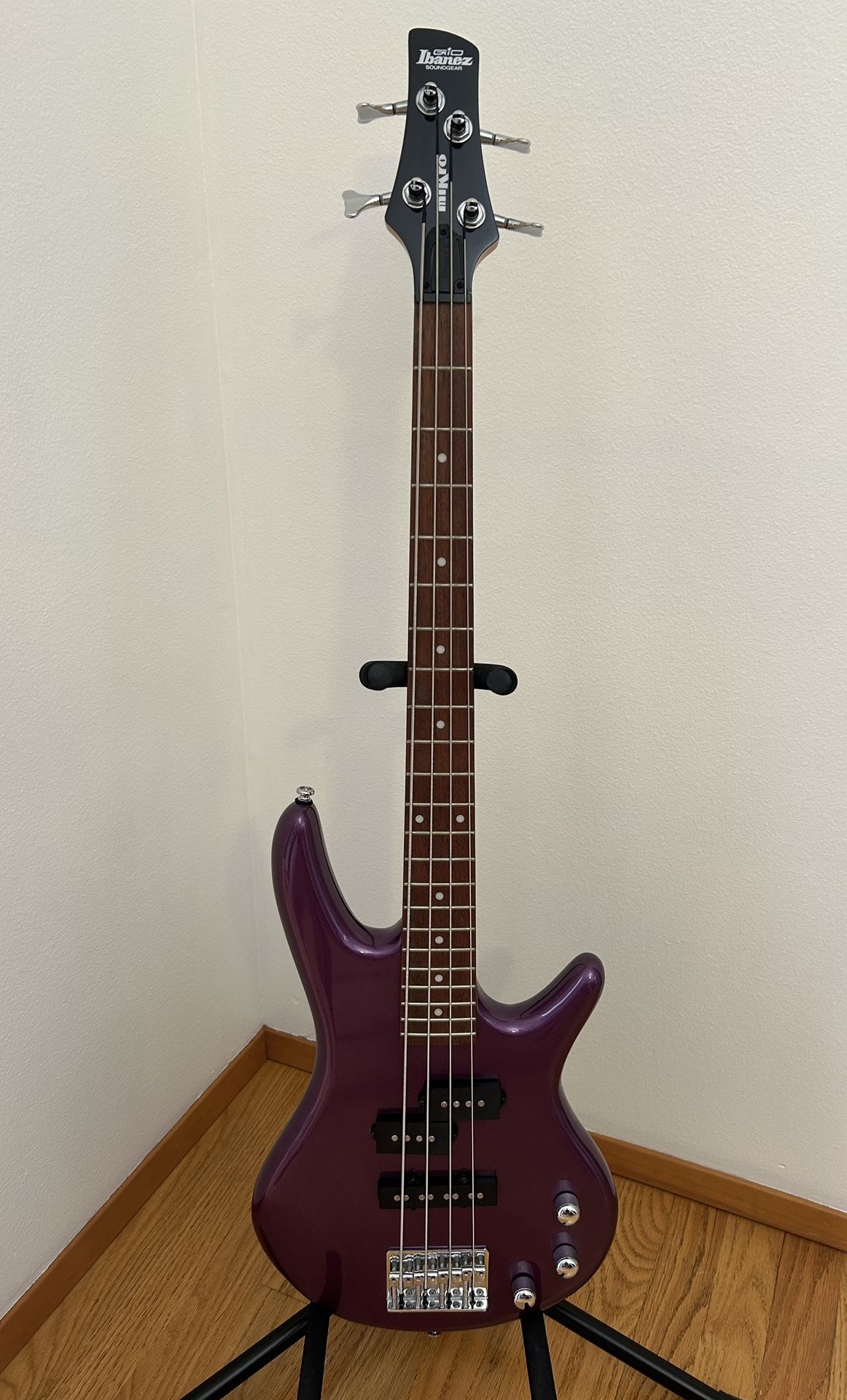 Ibanez miKro Electric Purple Bass Guitar