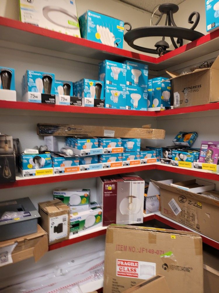 LED light bulbs 2 pack $2 3 pack $3 time to change out those light bulbs chandeliers $10 light Mars $10