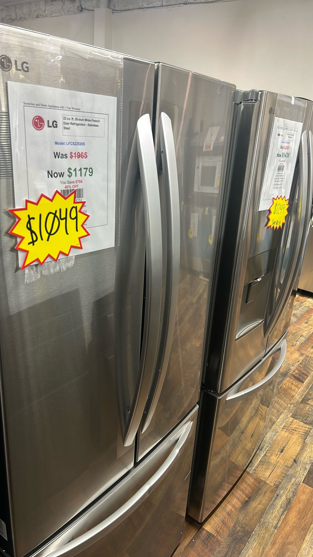 LG Refridgerator- One Year Warranty Included!