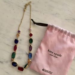 Kate Spade Multi Color gemstones Necklace 