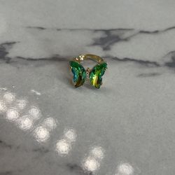 Stainless Steel Butterfly Ring