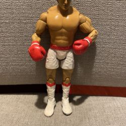 ROCKY • WHITE TRUNKS • APOLLO FIGHT • ROCKY JAKKS FIGURE 2006