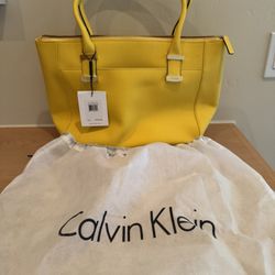 Calvin Klein leather handbag