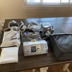 Res Med C-Pap Machine With 5 Masks Including Hoses