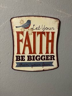 Vintage-Style Metal Inspirational Wall Sign