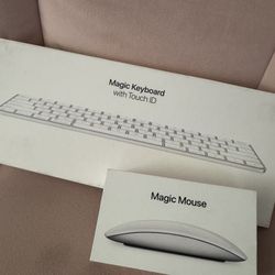 Apple Magic Keyboard With Touch ID + MagicMouse