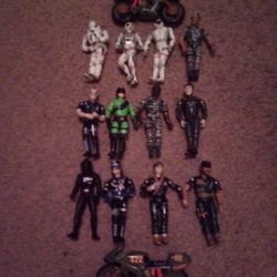 Vintage Lanard Action Figures Lot Of 14.