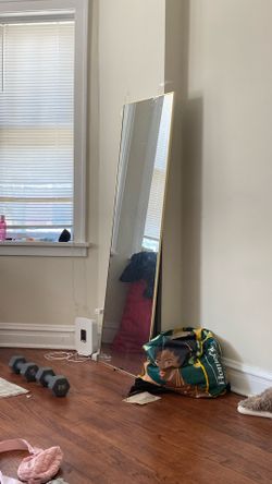 Gold body mirror