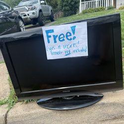 Free Tv- Remote Not Included
