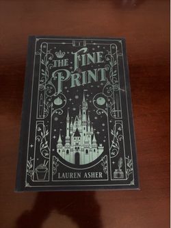 The Fine Print Collector's Edition Hardcover Lauren Asher - Mint Condition