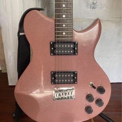 Pink Lyon Electric Guitar & Soft Case