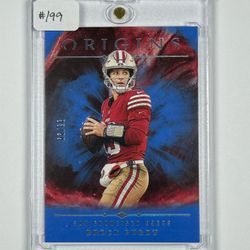 2024 Panini Origins Blue #92 Brock Purdy #/99