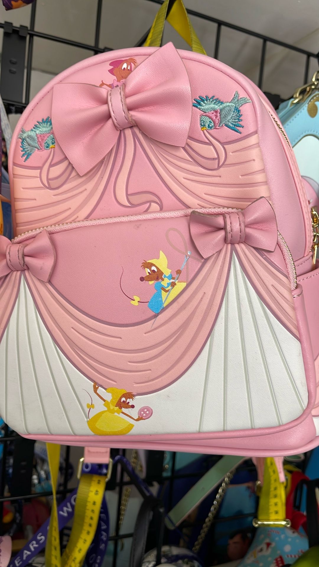 Disney Princess Loungefly Cinderella Pink Dress Mini Backpack Pre-owned