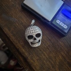 Skull Pendant Sterling Silver