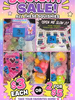SQUISHY SALE!! 🔥🔥