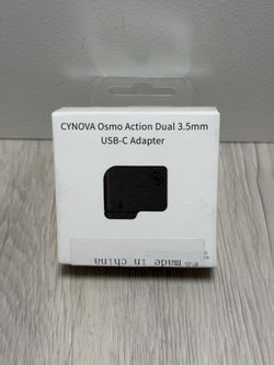 CYNOVA Osmo Action Dual 3.5mm/USB-C Adapter