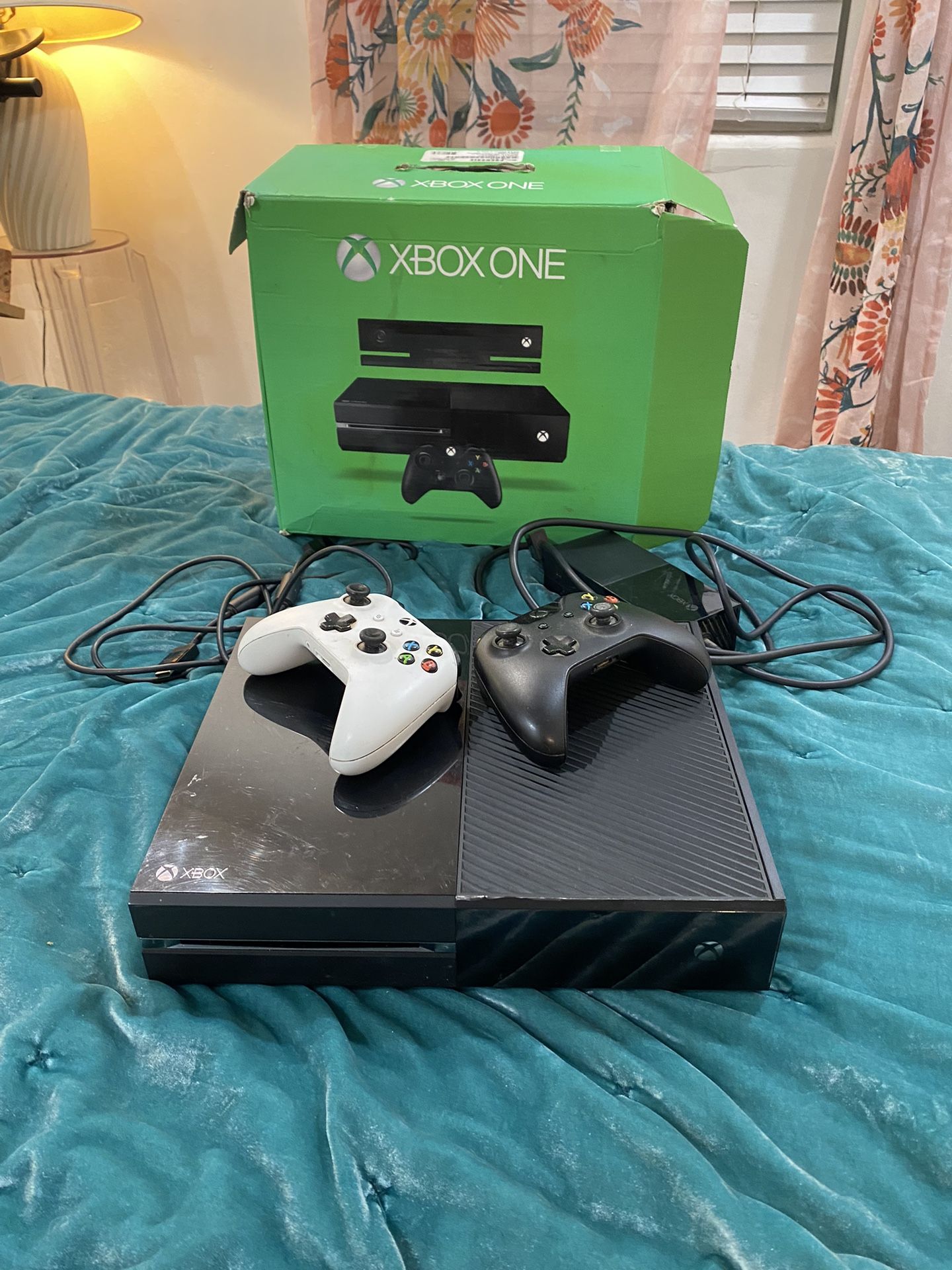 XBOX One With Two Controllers 