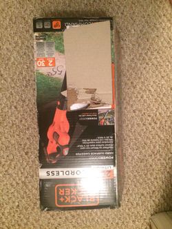 Black & decker cordless 20v lithium hard surface sweeper w/ powerboost NIB