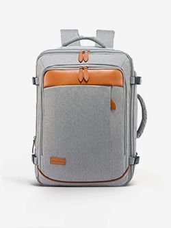 5PCS Carry-On Travel Backpack 40L/45L – Large Capacity Luggage Bag for Travel(Gray)