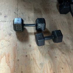 50# Dumbbells 