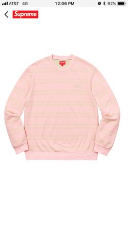 Supreme pink sweater ss18