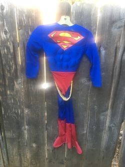 Super man costume size small kids Warner bros
