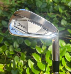 Very Good Condition RH Srixon Golf ZXi5 i Forged #4 Iron w/ NS Pro Modus3 Tour 120 S + Midsize GP Baby Blue MCC Grip