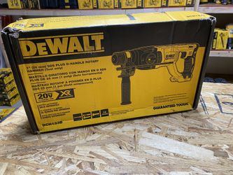 DEWALT 20-Volt MAX XR Lithium-Ion Cordless 1 in. SDS-Plus Brushless D-Handle Concrete & Masonry Rotary Hammer (Tool-Only)
