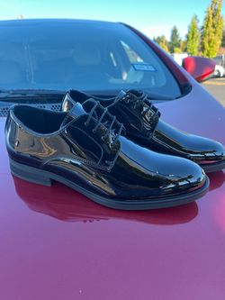 Black Patent Leather Oxford Dress Shoes