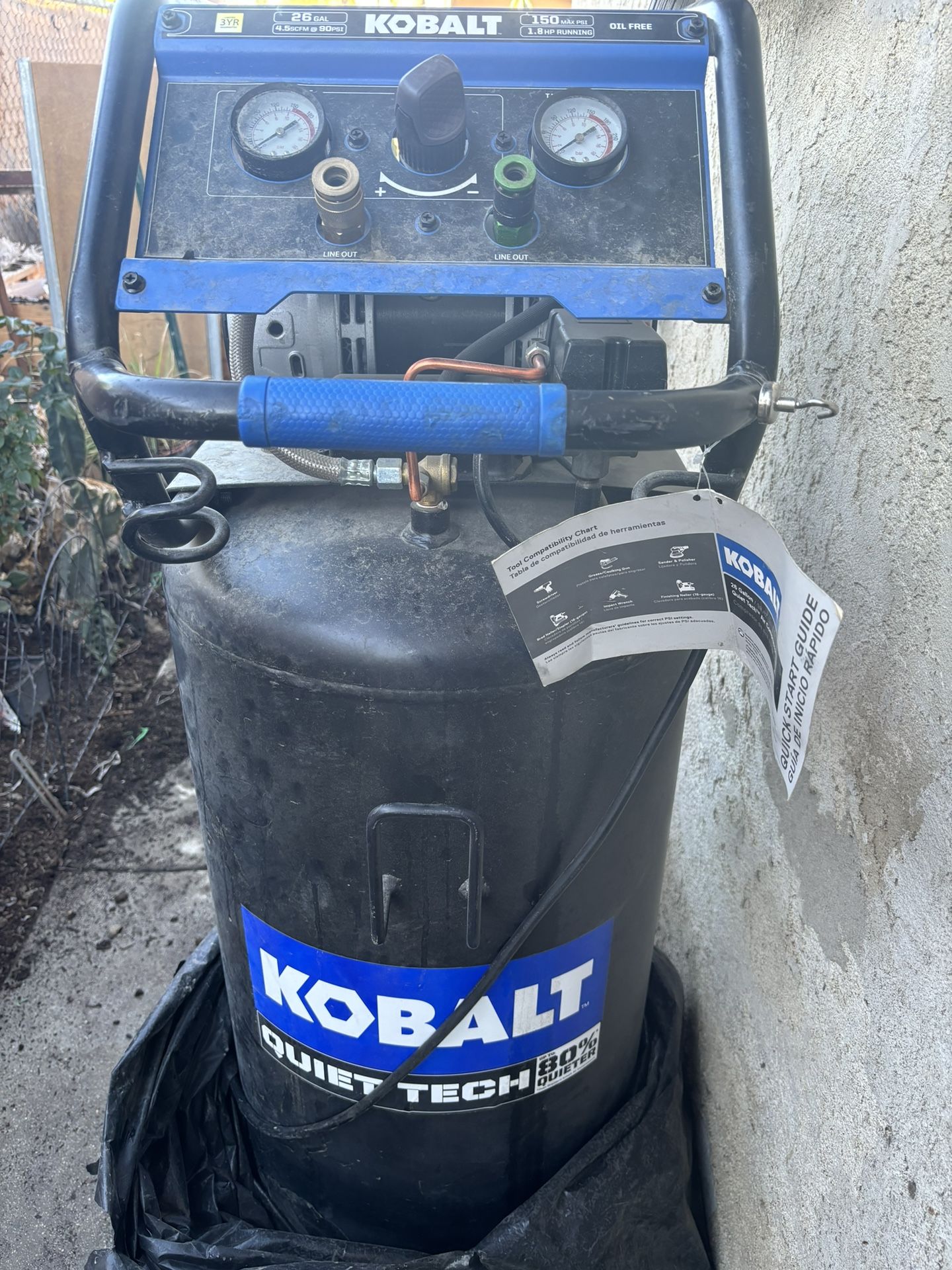Kobalt Quiet Compressor