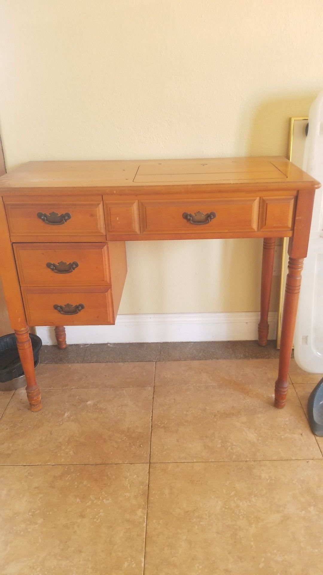 Antique sewing desk