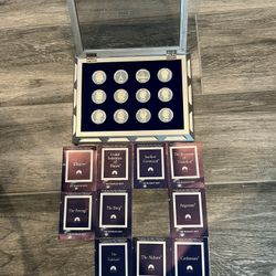 STAR TREK Silver Commemorative Coin Collection 