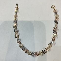 14k gold bracelet #111192-12 MJ