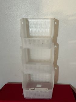 3pk Stackable Closet Storage Bins - Brightroom™