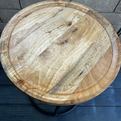 Small Round End Table