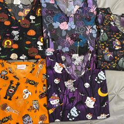Halloween Scrub Tops 🎃