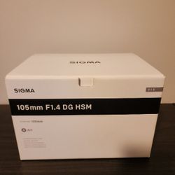 Sigma 105mm f/1.4 DG HSM Art Lens (Canon EF Mount)