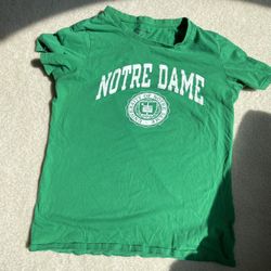 Notre Dame Shirt Champion Green
